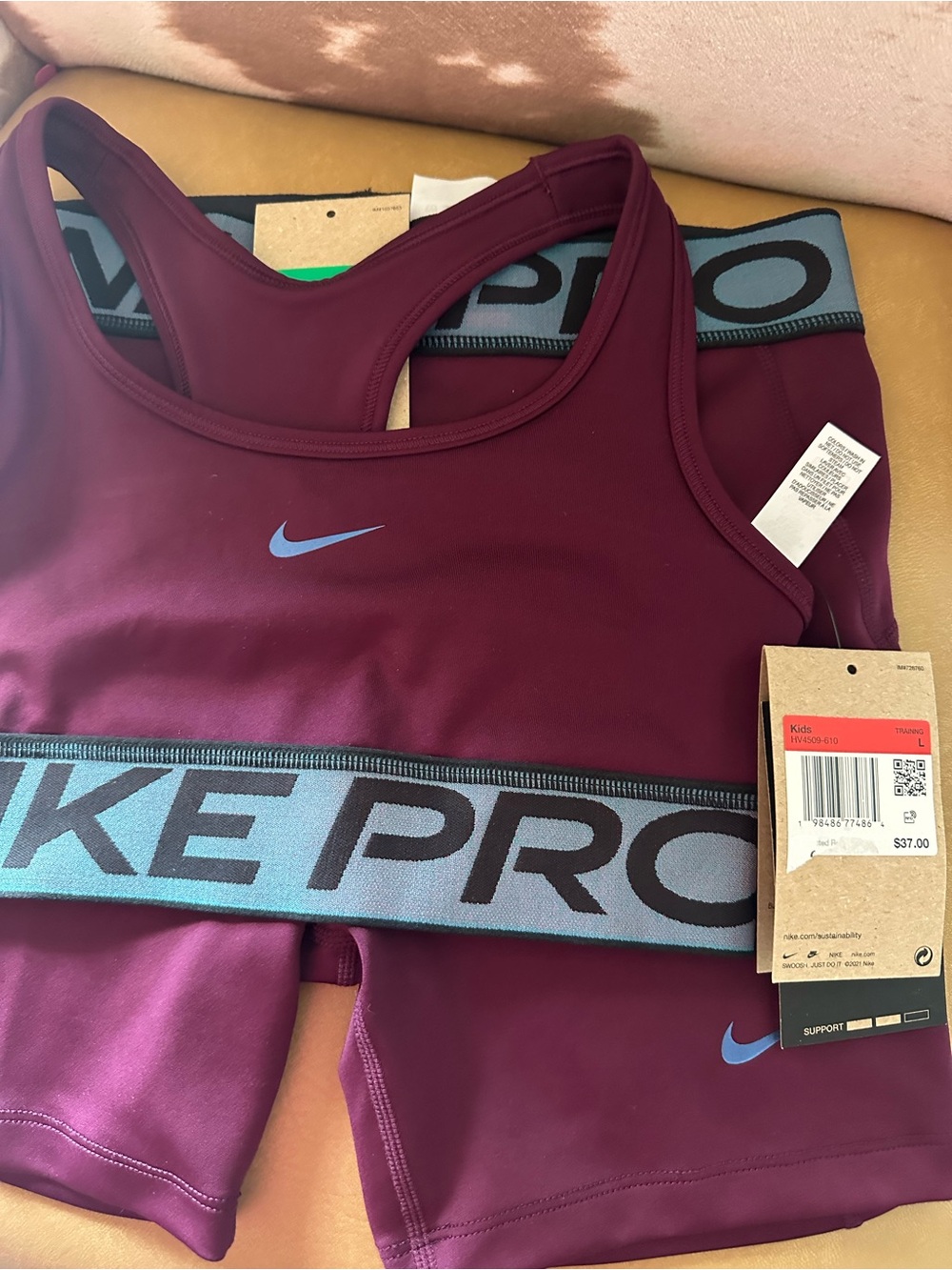 Girls' Nike Pro Swoosh Sports Bra